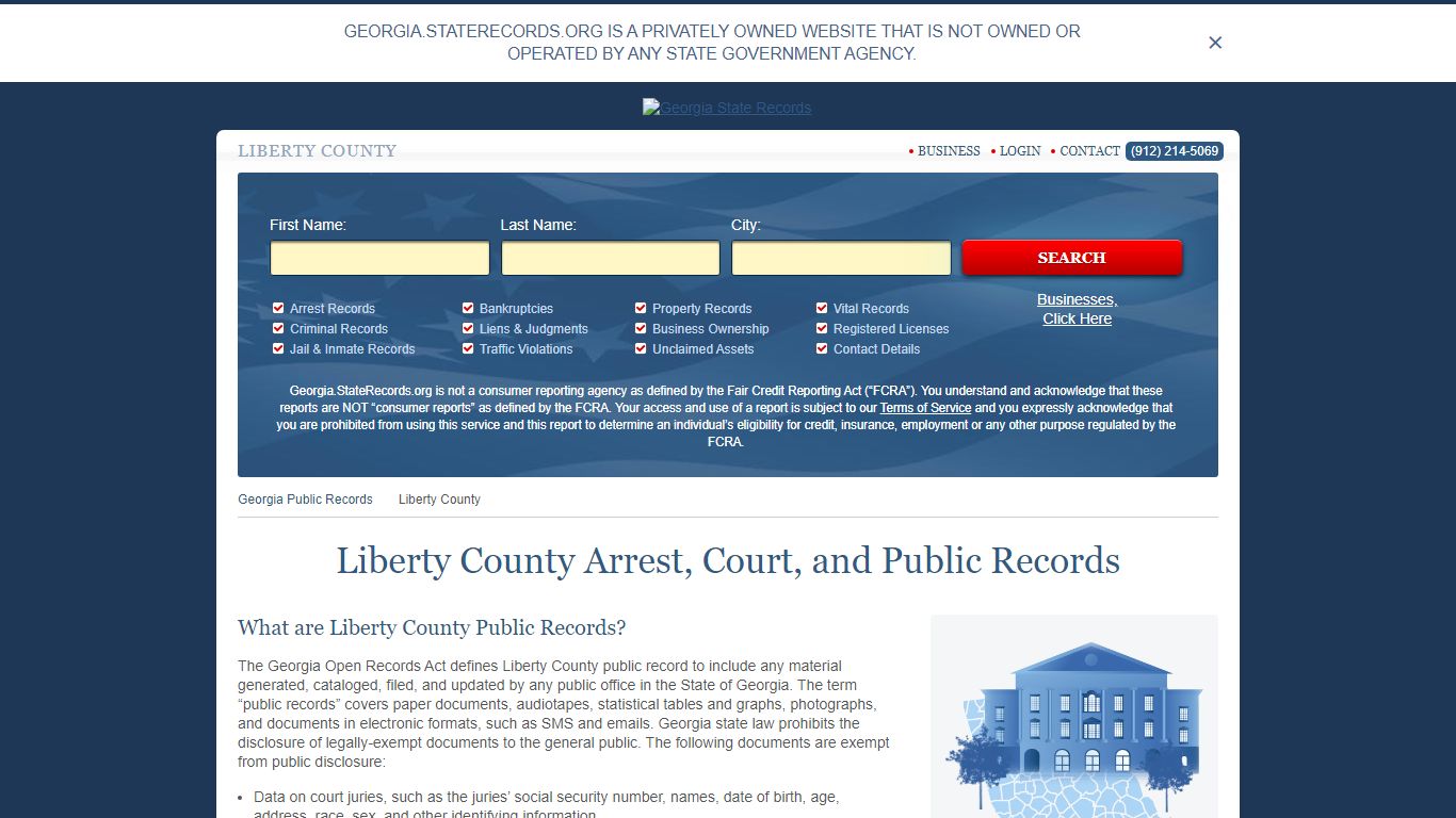 Liberty County Arrest, Court, and Public Records